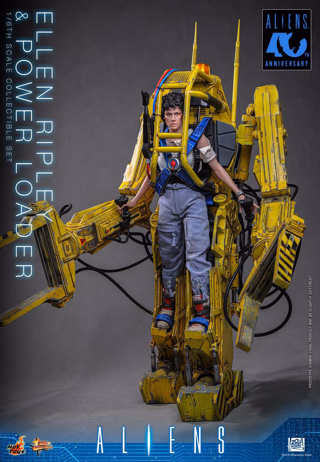 Aliens MMS923 Ellen Ripley & Power Loader 1/6th Scale Collectible Figure and Vehicle Accessory