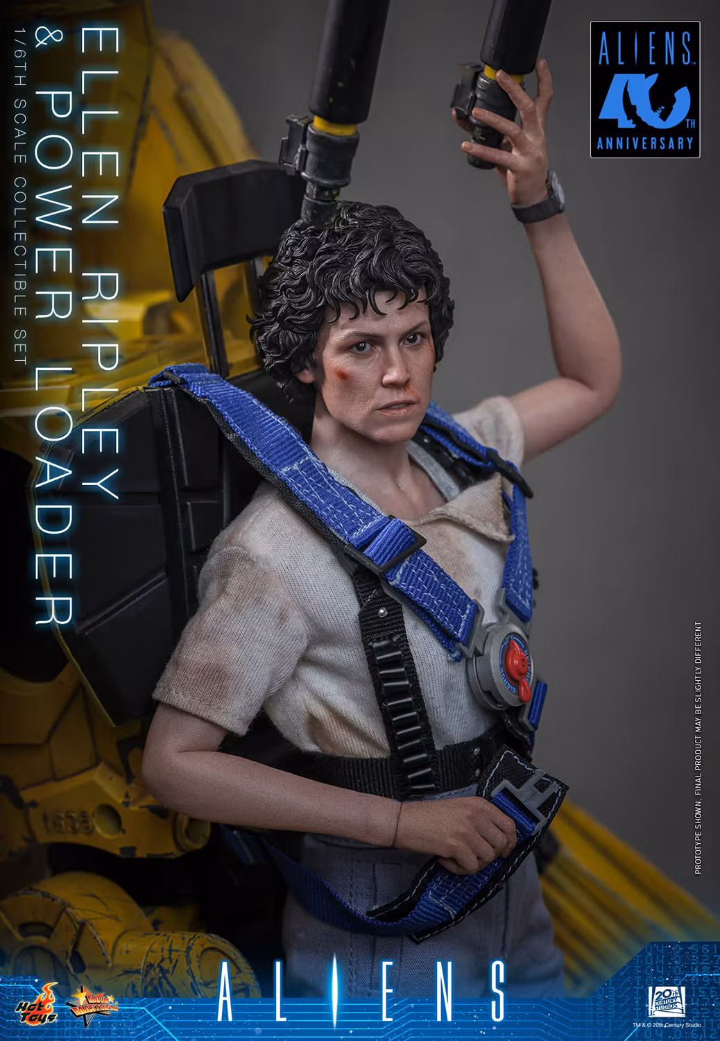 Aliens MMS923 Ellen Ripley & Power Loader 1/6th Scale Collectible Figure and Vehicle Accessory