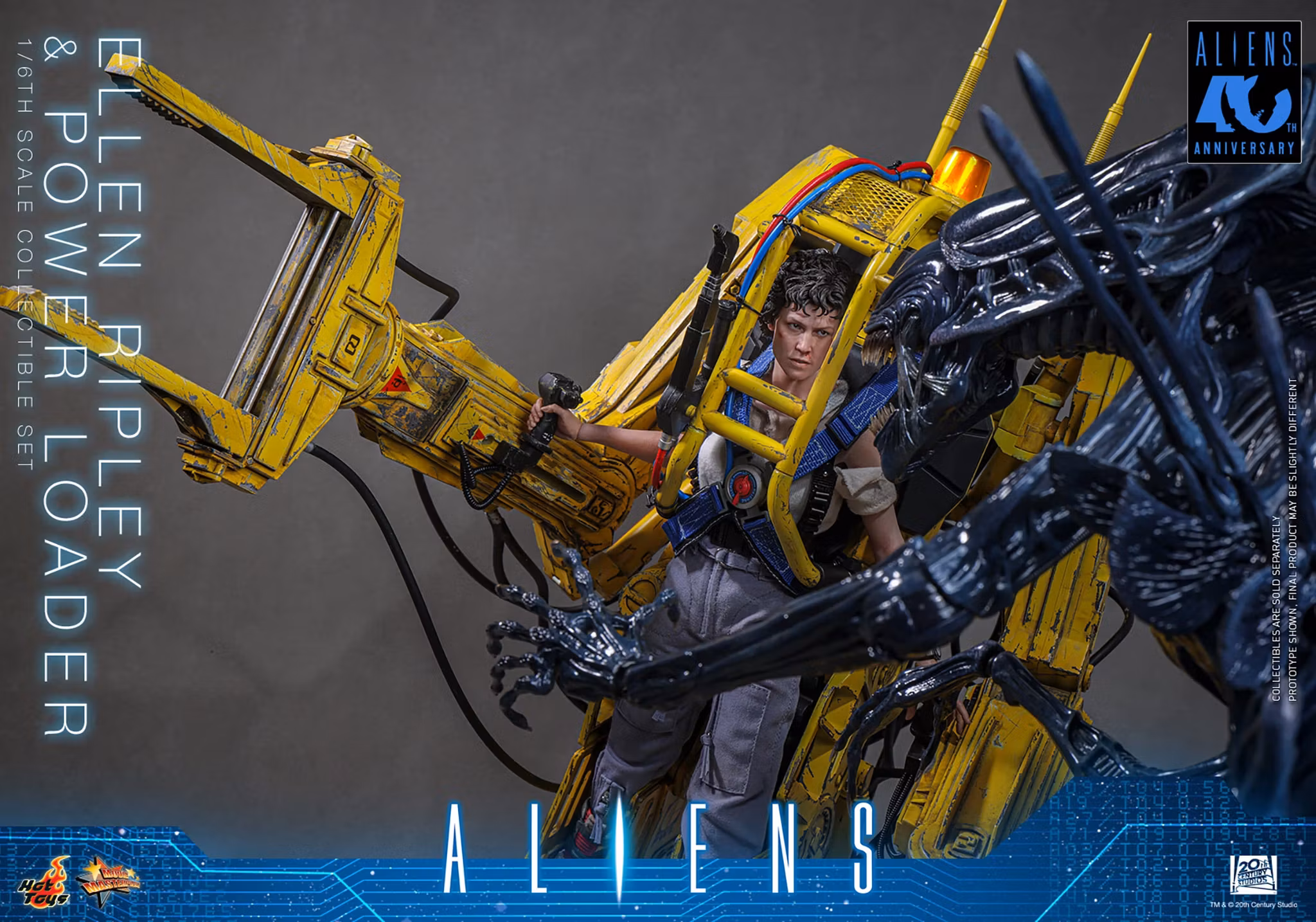 Aliens MMS923 Ellen Ripley & Power Loader 1/6th Scale Collectible Figure and Vehicle Accessory