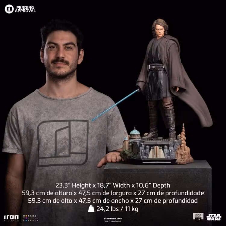 Star Wars Legacy Replica Anakin Skywalker 1/4 Scale Limited Edition Statue
