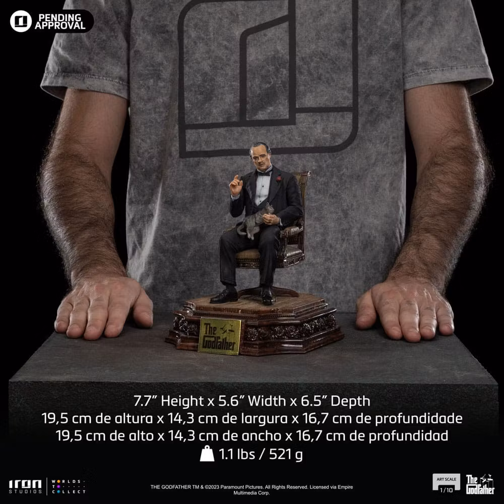 The Godfather Don Vito Corelione 1/10 Scale Limited Edition Statue
