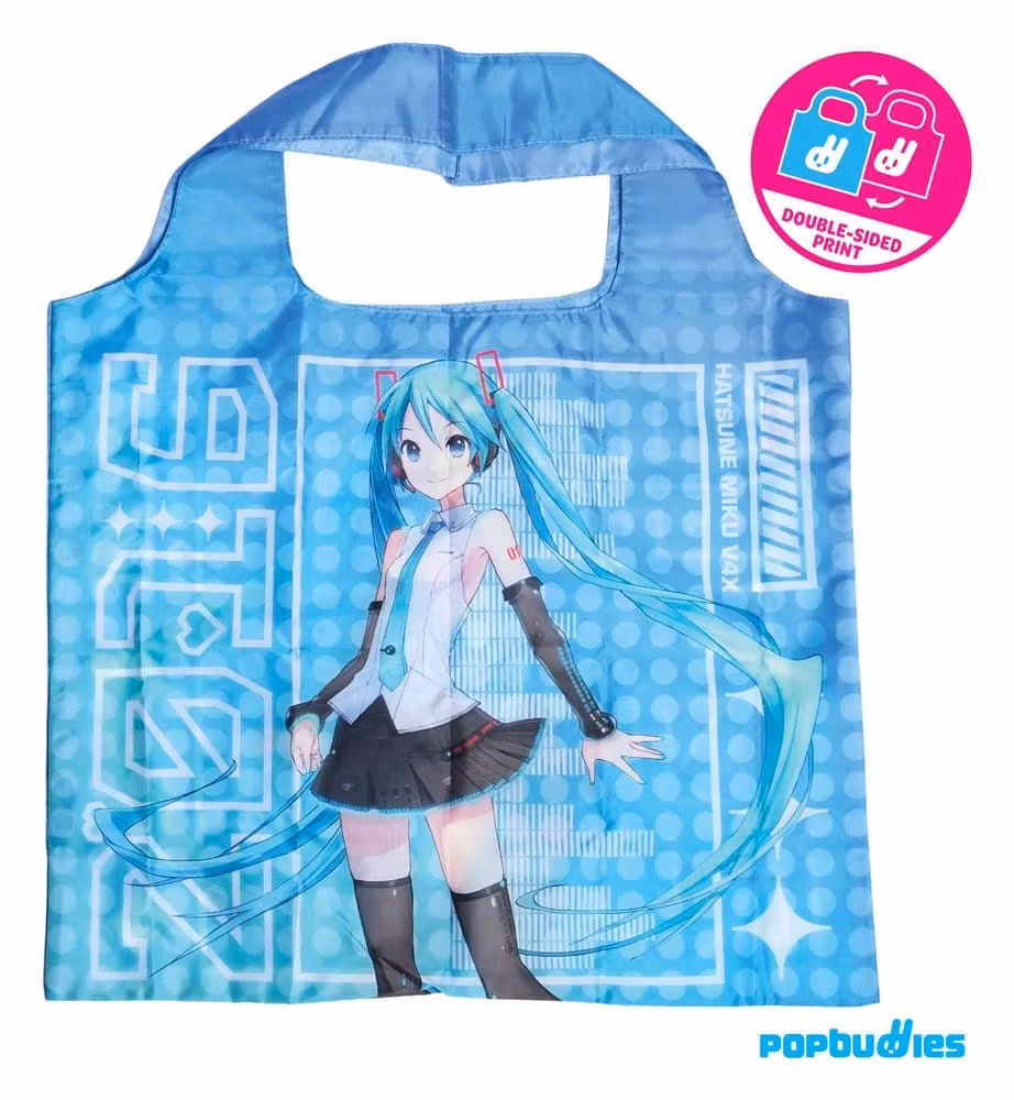 Hatsune Miku V4X Foldable Shopping Tote Bag XL