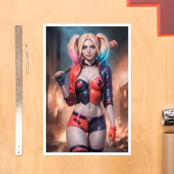 DC Comics Fine Art Print Harley Quinn (Unframed)