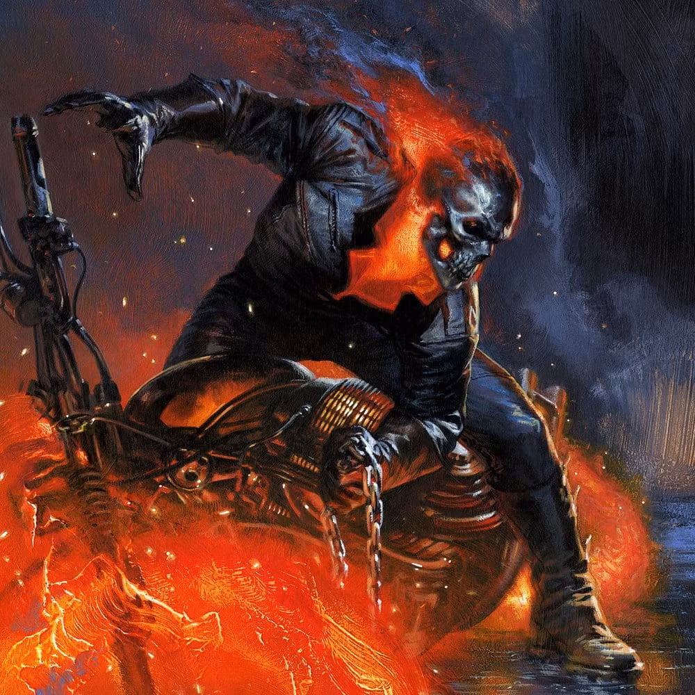 Marvel Fine Art Print Ghost Rider (Unframed)