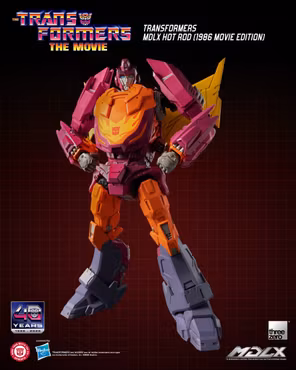 The Transformers: The Movie 40th Anniversary MDLX Hot Rod (1986 Movie Edition) Action Figure
