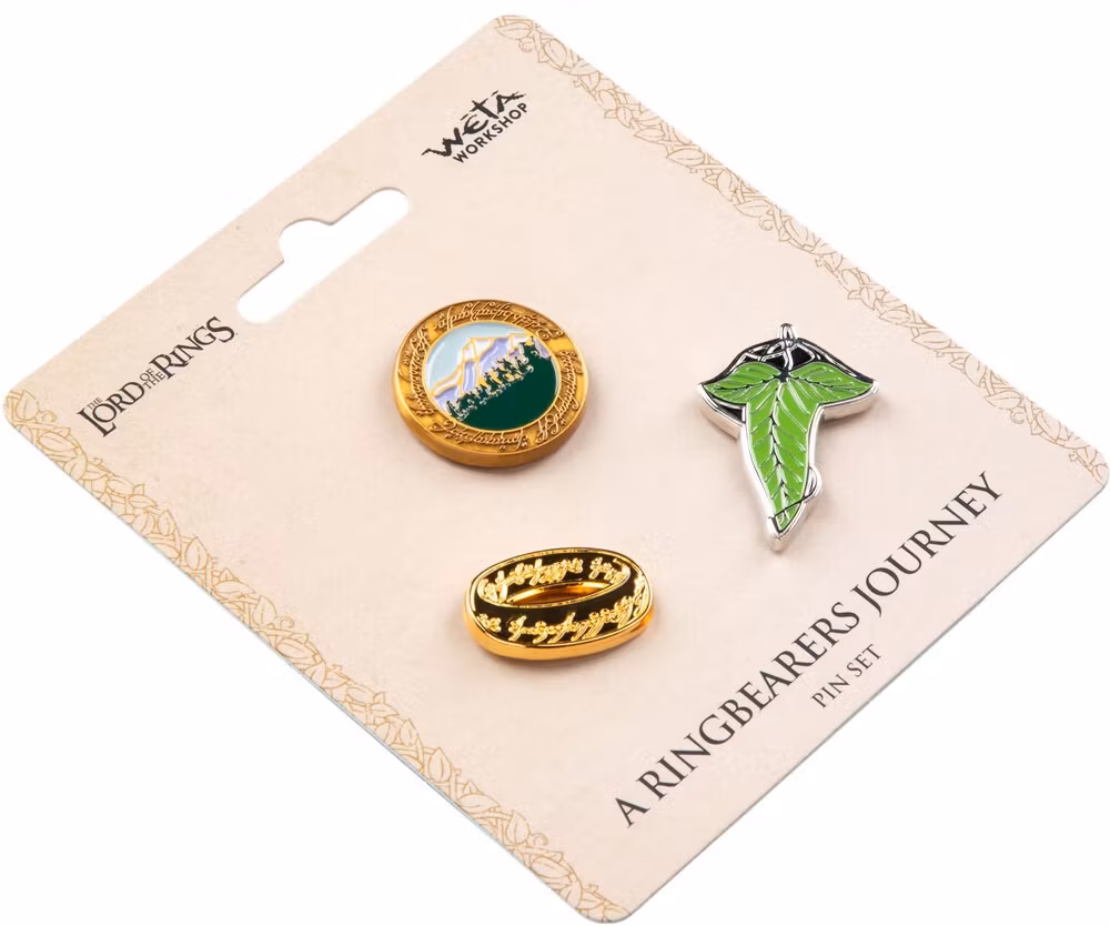 The Lord of the Rings A Ringbearer's Journey Pin Set