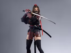 Angel Force Sakuya (Black Ver.) 1/3 Scale Action Figure