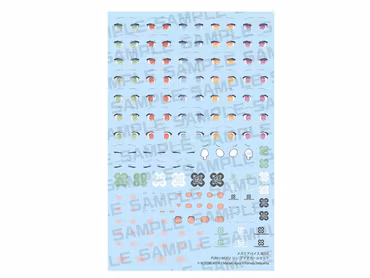 Megami Device M.S.G. Plastic Model Kit 1/1 Puni Mofu Lin Eye Decal Set