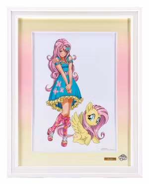 My Little Pony Chara Fine Graph Art Print Bishoujo Fluttershy