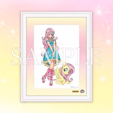 My Little Pony Chara Fine Graph Art Print Bishoujo Fluttershy