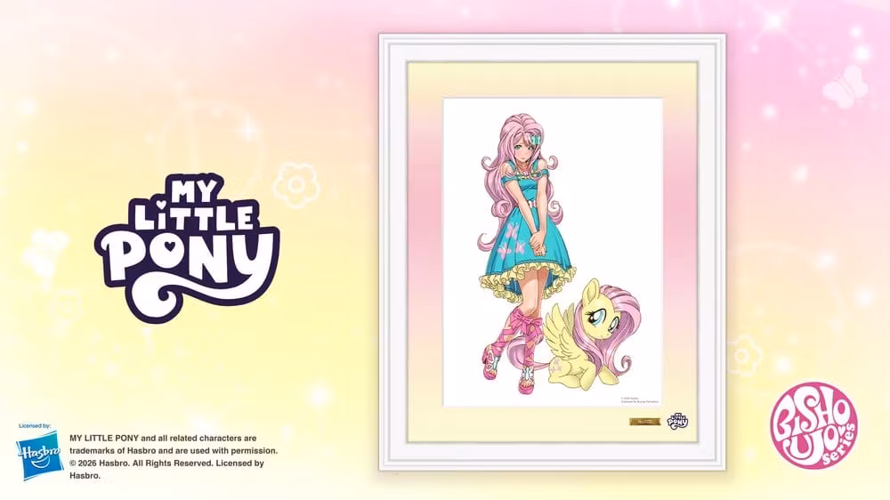 My Little Pony Chara Fine Graph Art Print Bishoujo Fluttershy