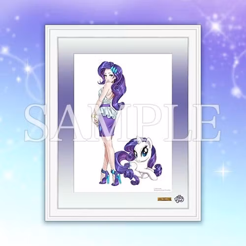 My Little Pony Chara Fine Graph Art Print Bishoujo Rarity
