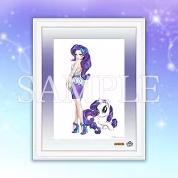 My Little Pony Chara Fine Graph Art Print Bishoujo Rarity