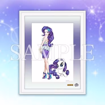 My Little Pony Chara Fine Graph Art Print Bishoujo Rarity