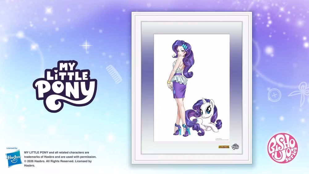My Little Pony Chara Fine Graph Art Print Bishoujo Rarity