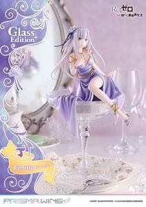 RE:Zero Starting Life in Another World Prisma Wing Emilia Glass Edition (Bonus Ver.) 1/7 Scale Figure