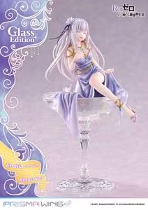 RE:Zero Starting Life in Another World Prisma Wing Emilia Glass Edition (Bonus Ver.) 1/7 Scale Figure