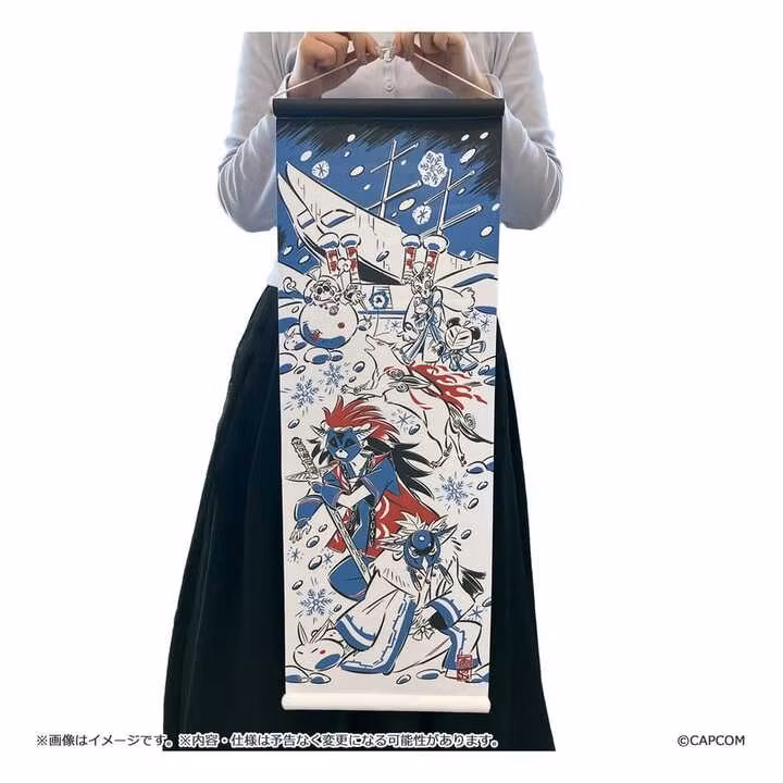 Okami 20th Anniversary Reprint Art Project Tapestry Winter