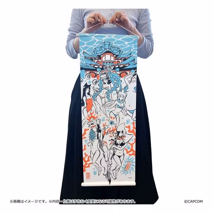 Okami 20th Anniversary Reprint Art Project Tapestry Summer