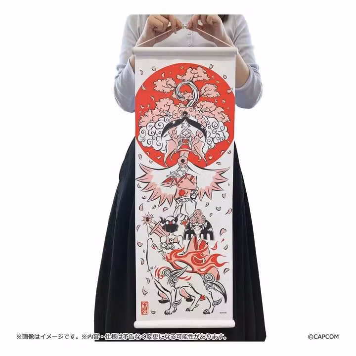 Okami 20th Anniversary Reprint Art Project Tapestry Spring