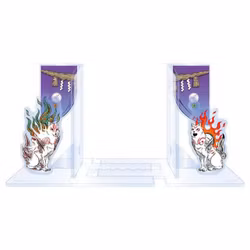 Okami 20th Anniversary Reprint Art Project Acrylic Bookends