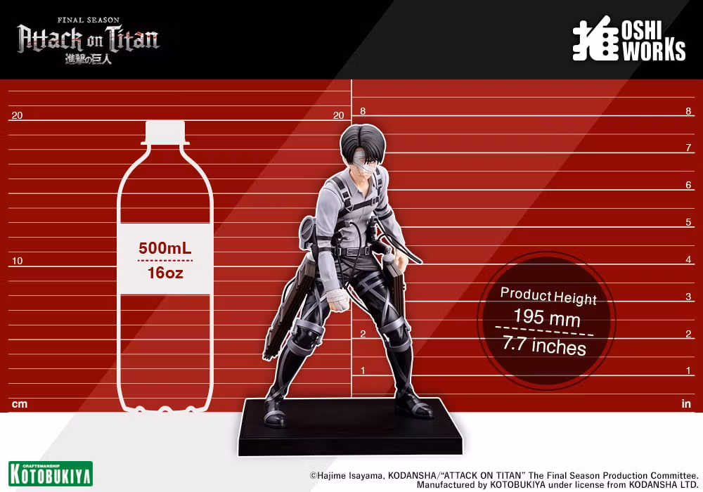Attack on Titan Oshi Works Levi Ackerman (The Final Season Ver.) Figure