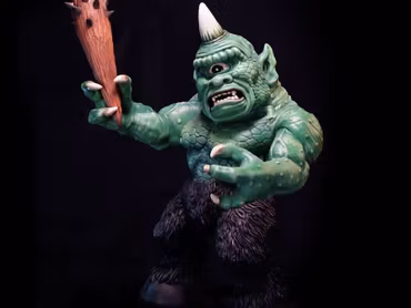 The 7th Voyage of Sinbad Ray Harryhausen Collection Vintage-Stylized Cyclops (Japanese Movie Poster Color Ver.) Soft Vinyl Figure