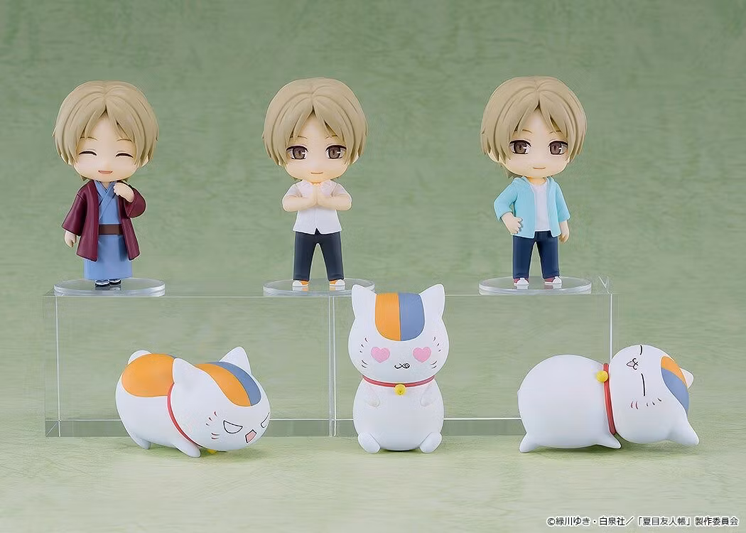 Natsume's Book of Friends Nendoroid Surprise Takashi Natsume & Nyanko Sensei Boxed Set of 6 Figures with Random Accessories