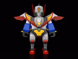 The Brave Fighter of Legend Da-Garn Brickroid Pegasus Saber Figure
