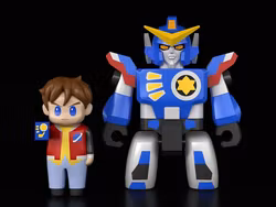 The Brave Fighter of Legend Da-Garn Brickroid Da-Garn & Seiji Takasugi Figure Set