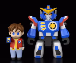 The Brave Fighter of Legend Da-Garn Brickroid Da-Garn & Seiji Takasugi Figure Set