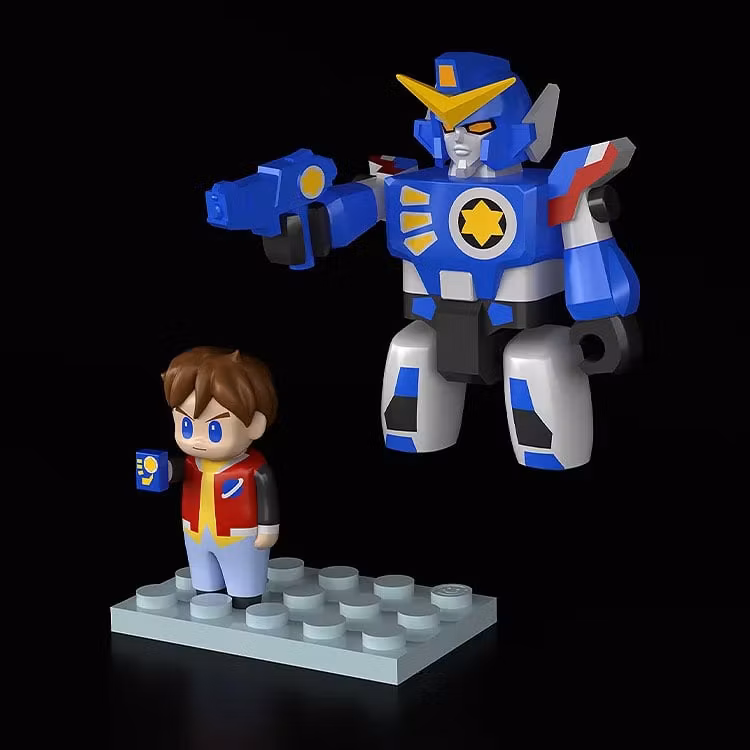 The Brave Fighter of Legend Da-Garn Brickroid Da-Garn & Seiji Takasugi Figure Set