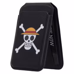 One Piece Card Holder Luffy Jolly Roger Black