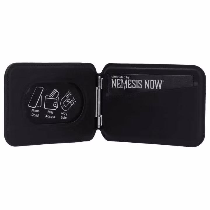 One Piece Card Holder Luffy Jolly Roger Black