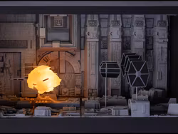 Star Wars: A New Hope Movie Moments Trench Run Diorama