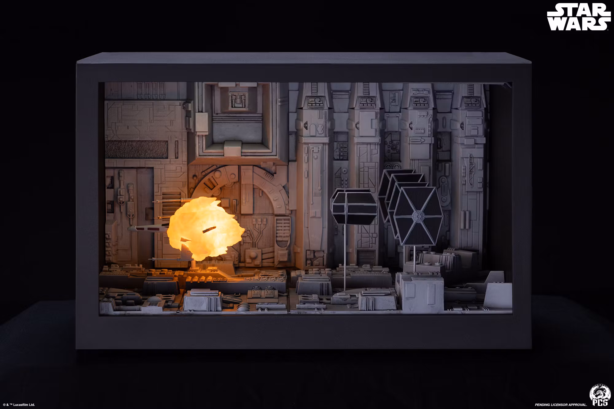 Star Wars: A New Hope Movie Moments Trench Run Diorama