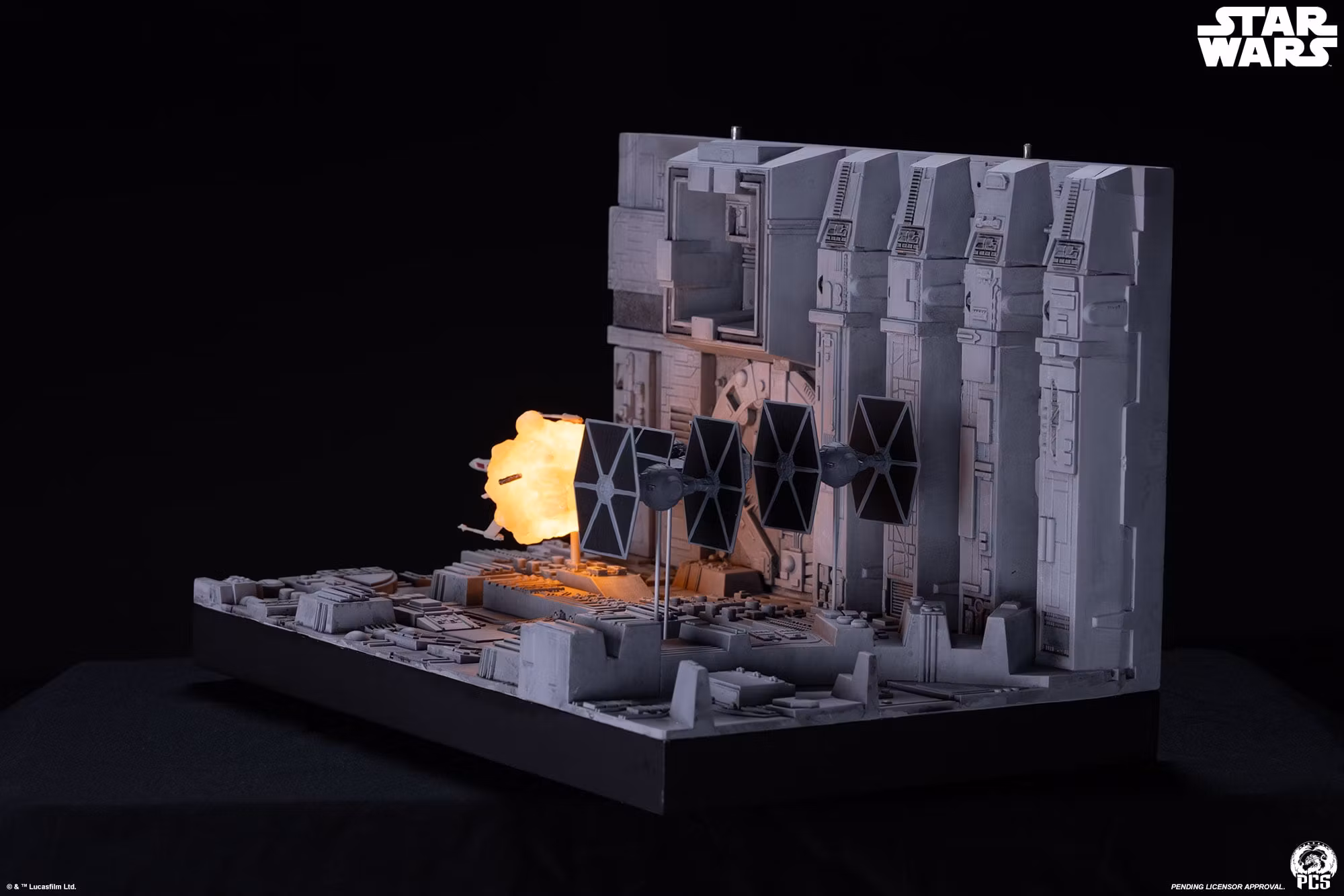 Star Wars: A New Hope Movie Moments Trench Run Diorama
