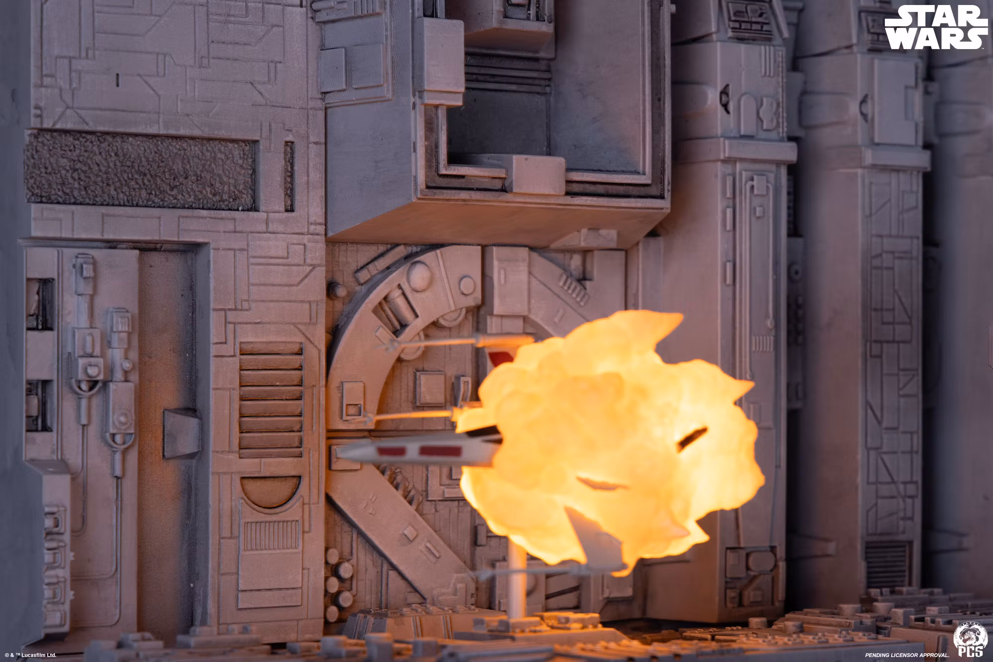 Star Wars: A New Hope Movie Moments Trench Run Diorama