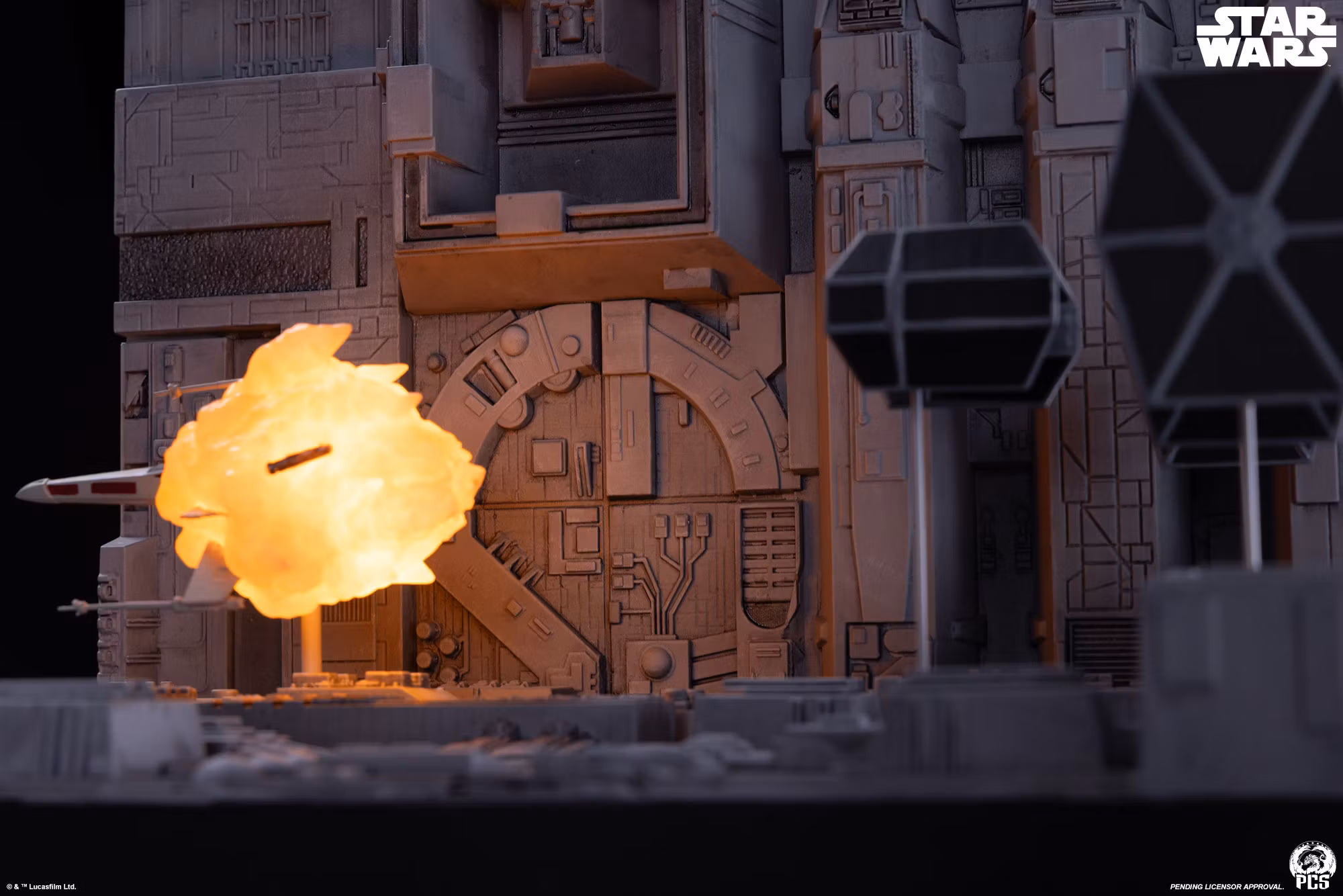 Star Wars: A New Hope Movie Moments Trench Run Diorama