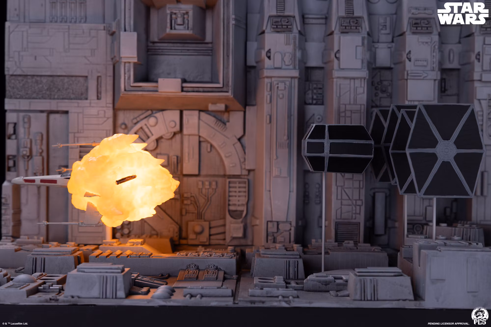 Star Wars: A New Hope Movie Moments Trench Run Diorama