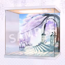 Azur Lane Acrylic LED Display Case for Musashi (Purest Wisteria Ver.)