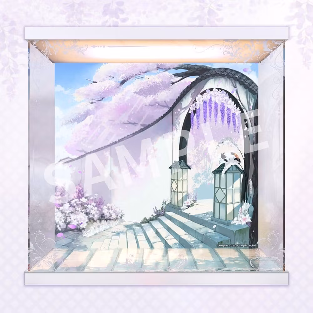 Azur Lane Acrylic LED Display Case for Musashi (Purest Wisteria Ver.)