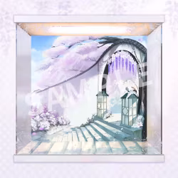 Azur Lane Acrylic LED Display Case for Musashi (Purest Wisteria Ver.)