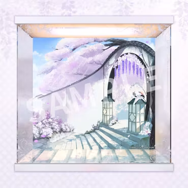 Azur Lane Acrylic LED Display Case for Musashi (Purest Wisteria Ver.)
