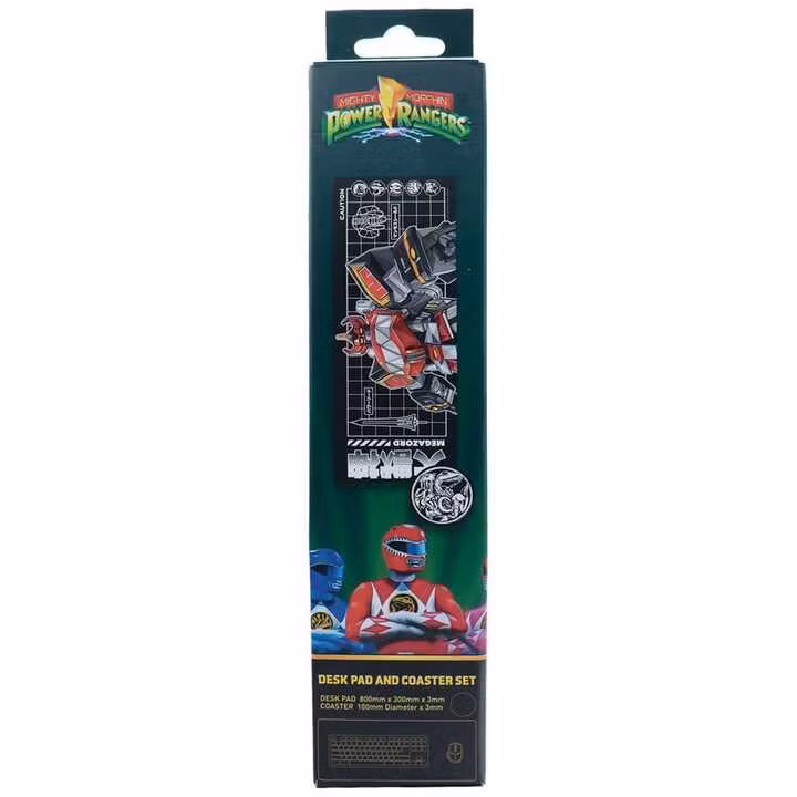 Power Rangers Desk Pad & Coaster Set