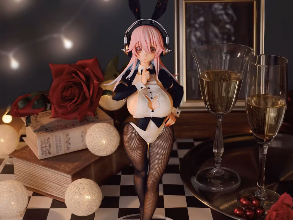 Nitroplus BiCute Bunnies Super Sonico (Newly Drawn Costume Tailcoat Ver.) Figure (Rerelease)