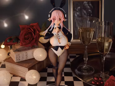 Nitroplus BiCute Bunnies Super Sonico (Newly Drawn Costume Tailcoat Ver.) Figure (Rerelease)