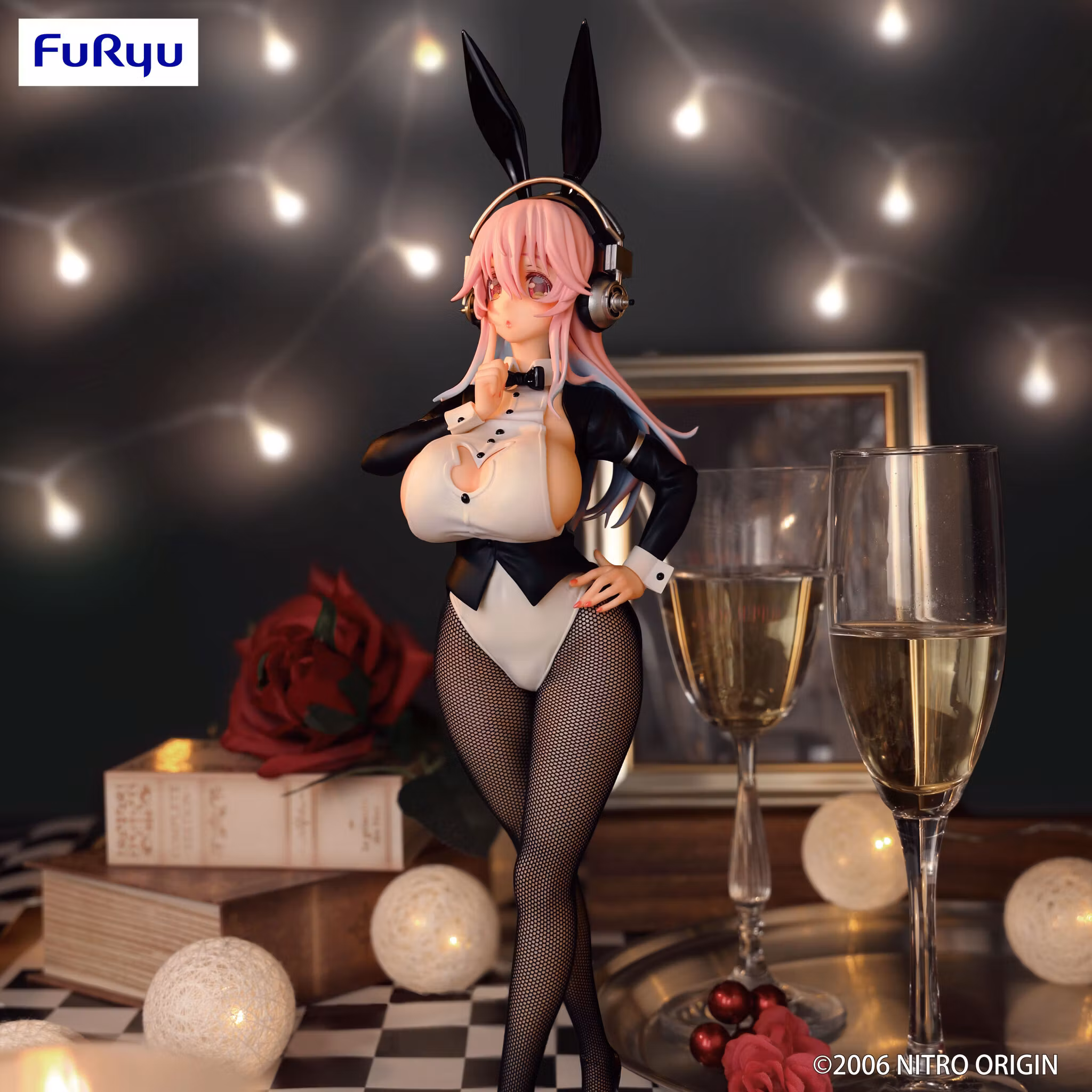 Nitroplus BiCute Bunnies Super Sonico (Newly Drawn Costume Tailcoat Ver.) Figure (Rerelease)