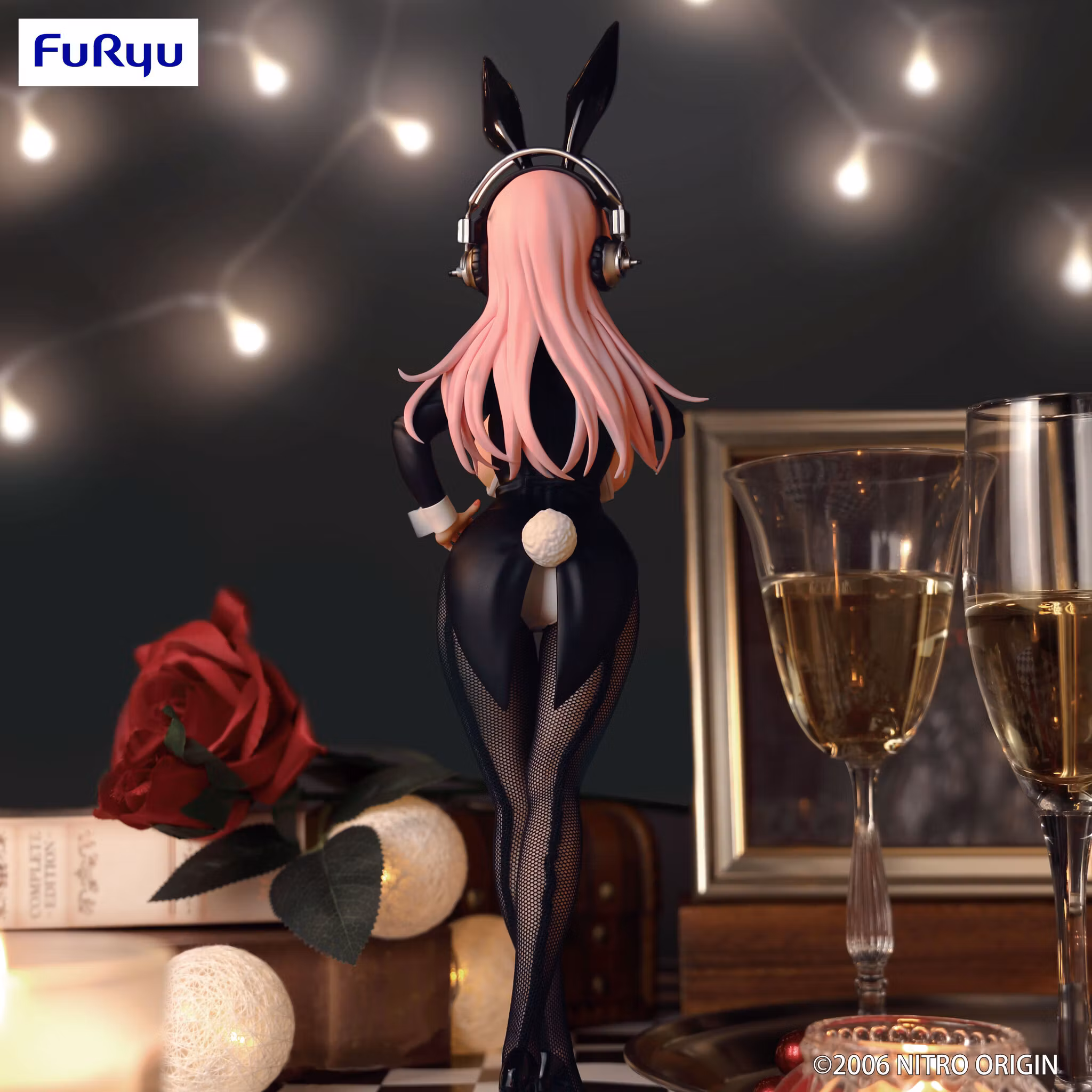 Nitroplus BiCute Bunnies Super Sonico (Newly Drawn Costume Tailcoat Ver.) Figure (Rerelease)