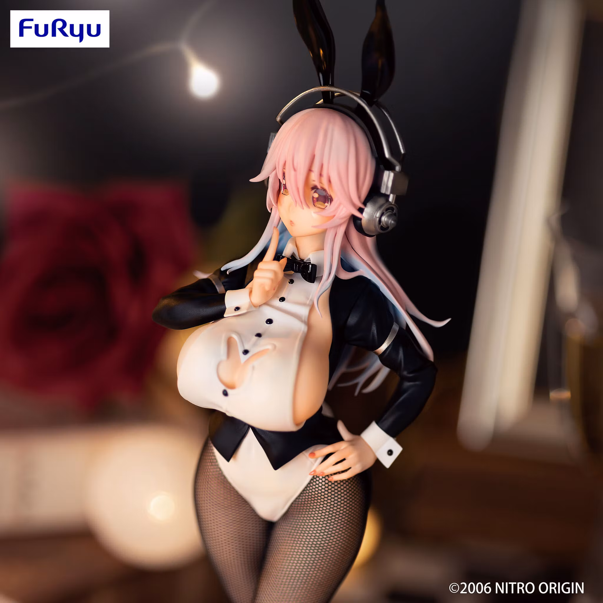 Nitroplus BiCute Bunnies Super Sonico (Newly Drawn Costume Tailcoat Ver.) Figure (Rerelease)